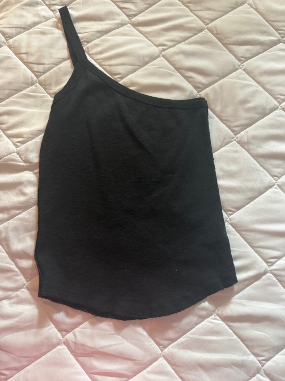 free people one shoulder tank top size small